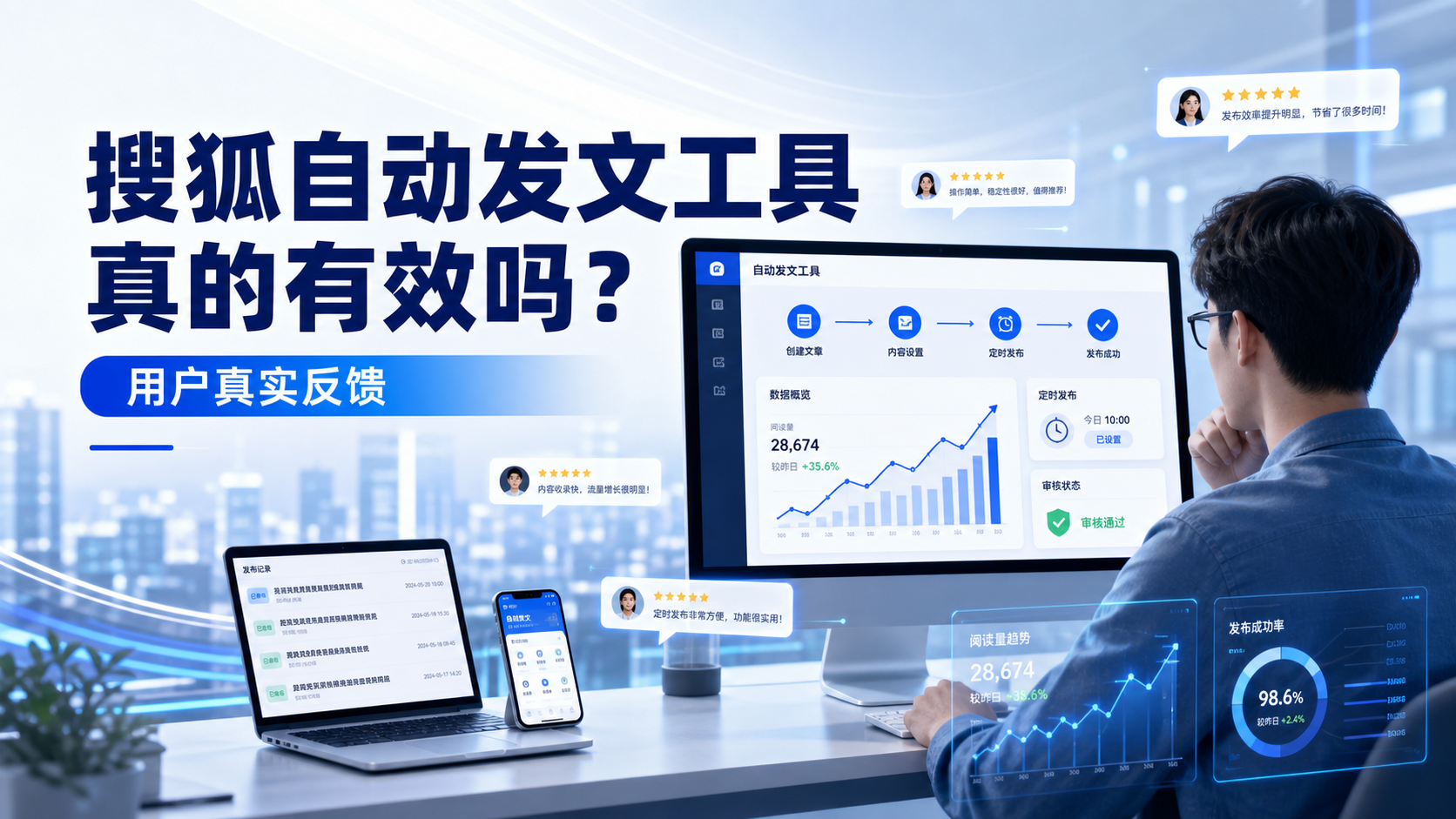 搜狐自动发文工具真的有效吗?鹤壁用户的真实反馈